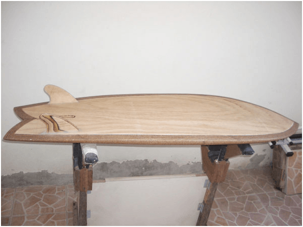 Prancha de surf de Madeira