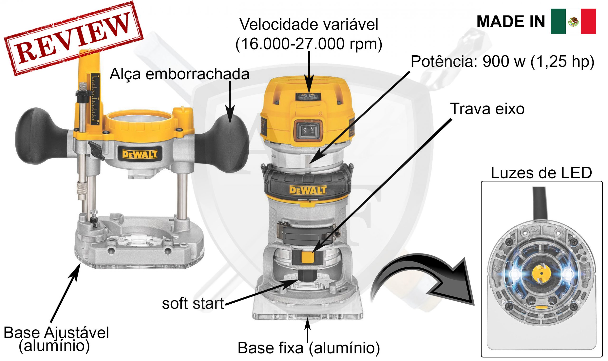 Tupia Dewalt DWP611PK – Review