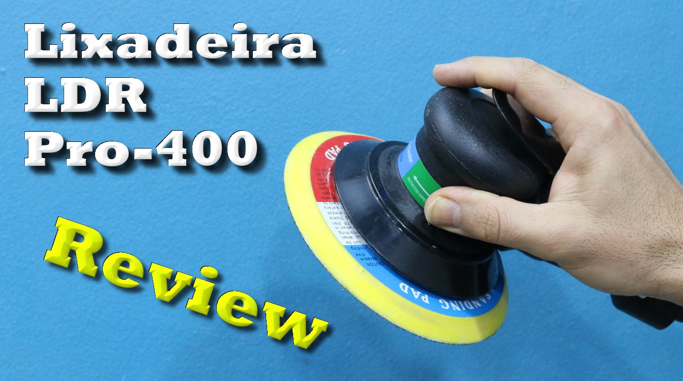 Lixadeira e politriz pneumática (roquite ou hookit) de 6″ LDR PRO- 400