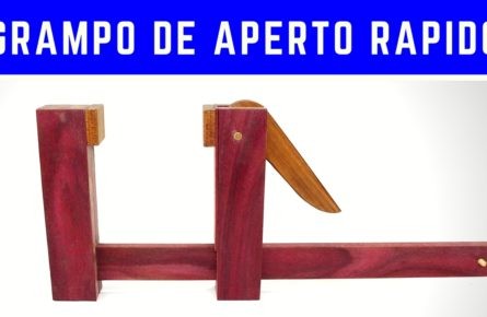 Grampo de aperto rápido caseiro