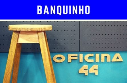 Banqueta de madeira sem parafusos ou pregos – Passo a passo