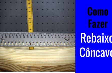 Rebaixos côncavos com tupia