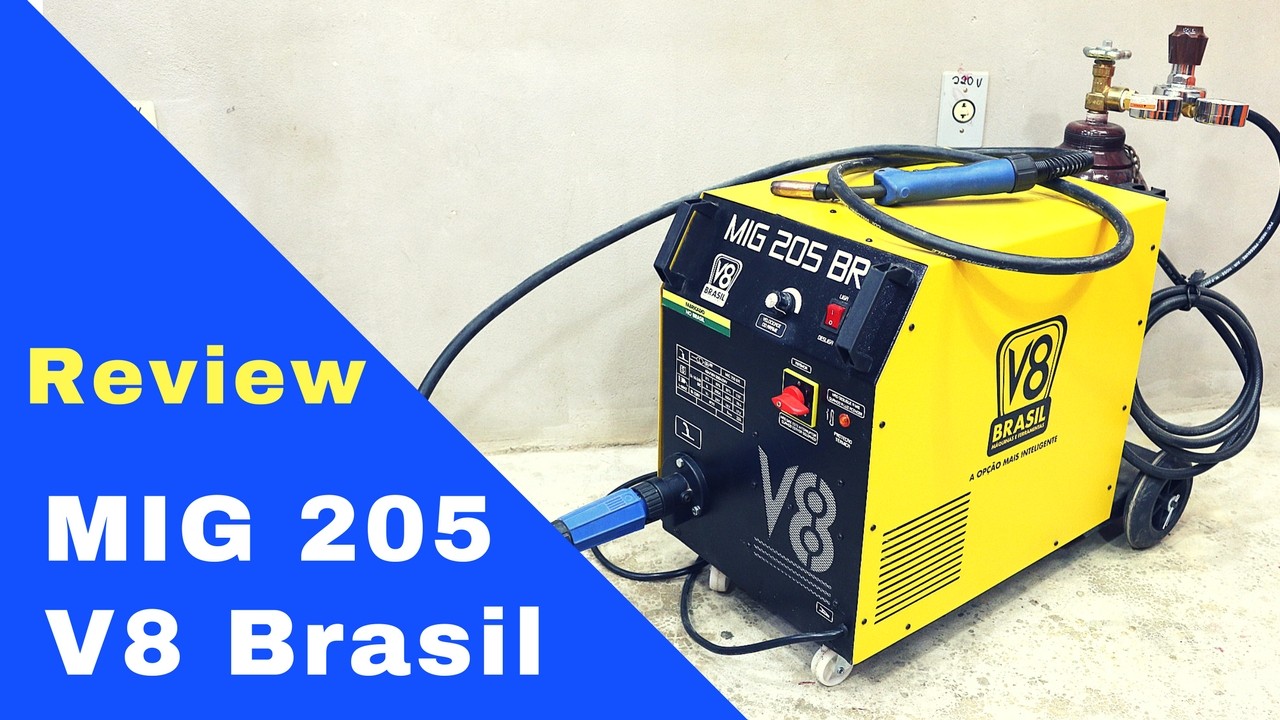 Solda MIG/MAG 205 V8 Brasil – Review