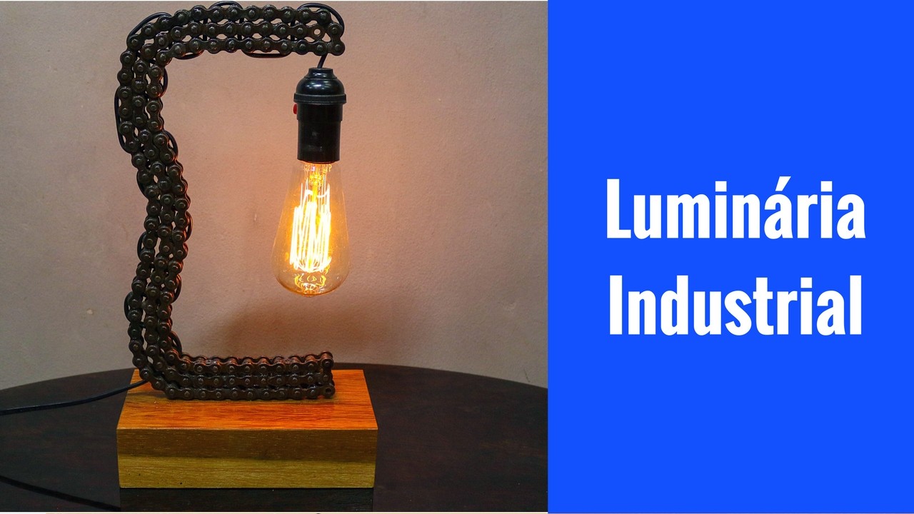 Luminária industrial  de corrente de moto