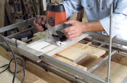 Plaina desengrosso com tupia